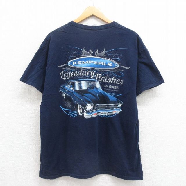 半袖Tシャツ ネイビー XL | 古着