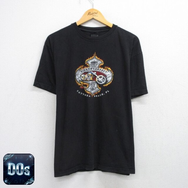 00s 半袖Tシャツ デイトナビーチ ブラック XL | 古着