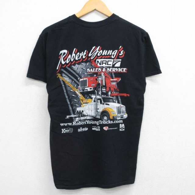 00s 半袖Tシャツ トラック ブラック M | 古着