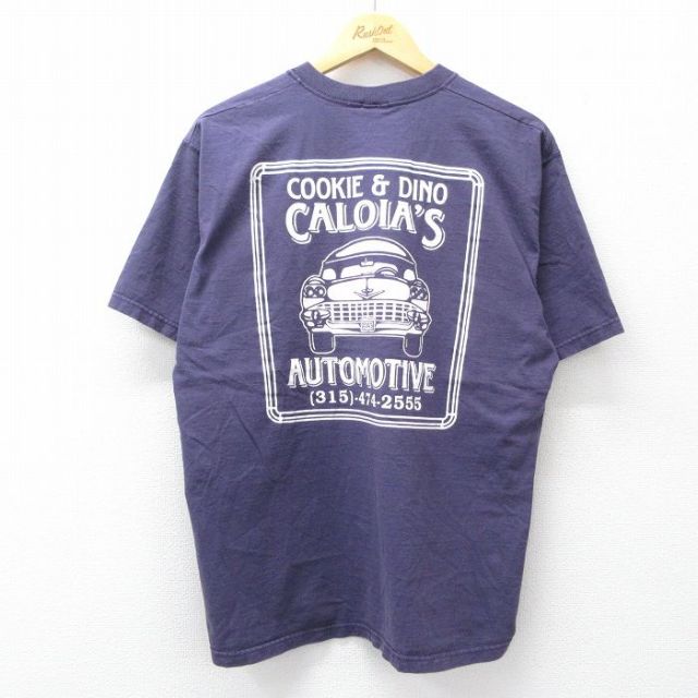 フルーツオブザルーム 00s 半袖Tシャツ CALOIAS ネイビー メンズL相当 | 古着