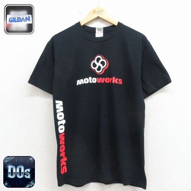 00s 半袖Tシャツ moto ブラック メンズM相当 | 古着