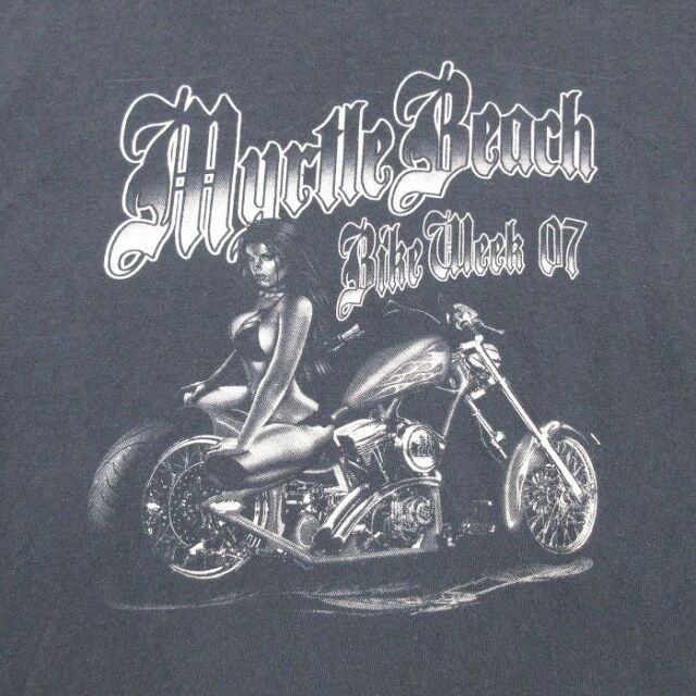 古着通販 M☆古着 半袖 ビンテージ Tシャツ メンズ 00年代 00s バイク