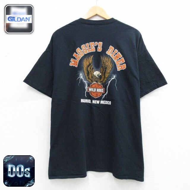 00s 半袖Tシャツ WILD HOGS ブラック メンズXL相当 | 古着