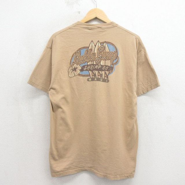 00s 半袖Tシャツ サーフボード ブラウン メンズL相当 | 古着