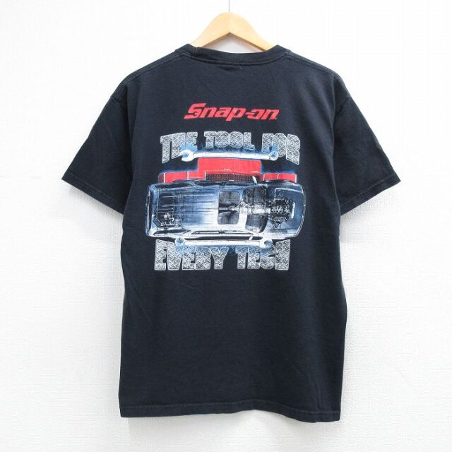 フルーツオブザルーム 00s 半袖Tシャツ スナップオン車 ブラック L | 古着