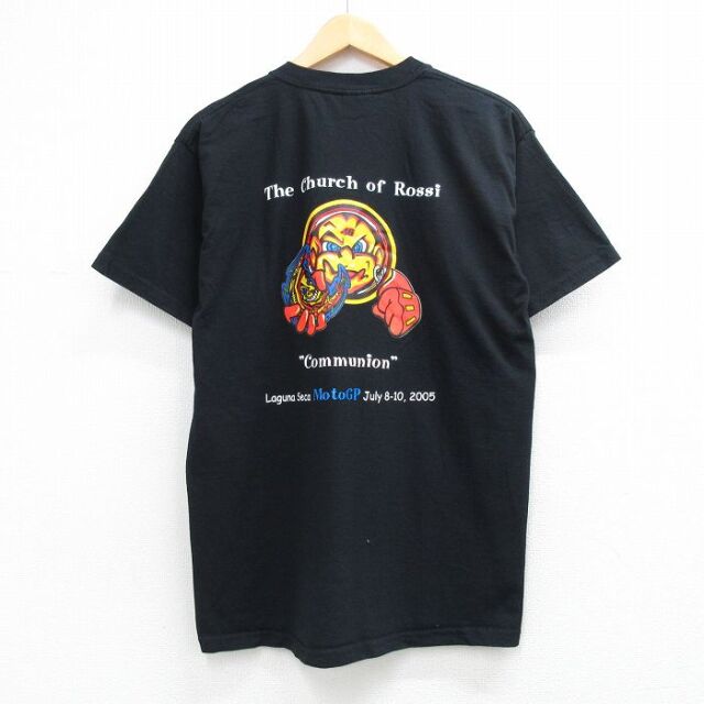 00s 半袖Tシャツ バレンティーノロッシ ブラック L | 古着