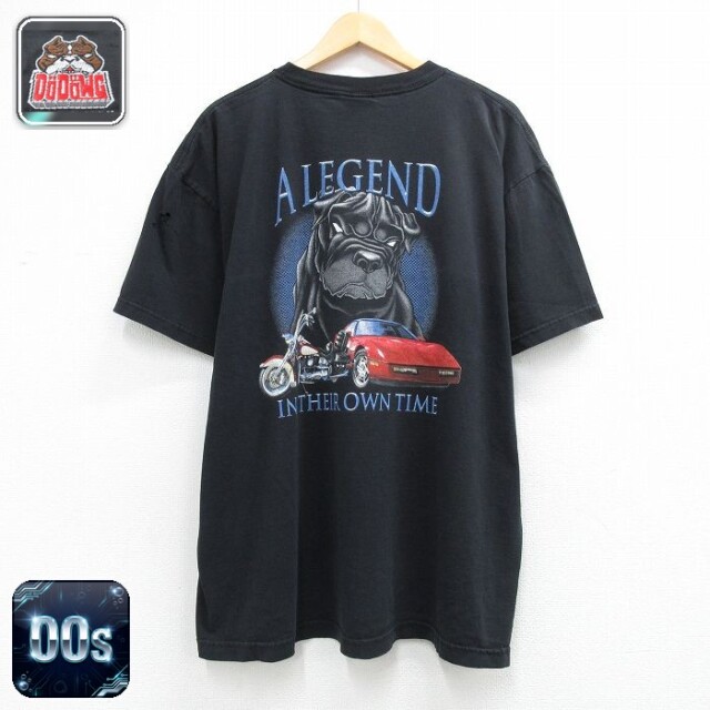 00s 半袖Tシャツ Da Dawg ブラック メンズXL相当 | 古着