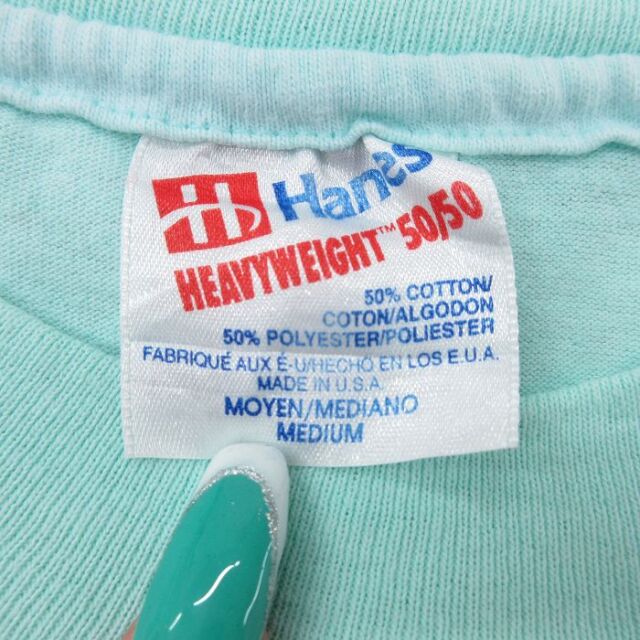 古着通販 M☆古着 ヘインズ 半袖 ビンテージ Tシャツ メンズ 90年代