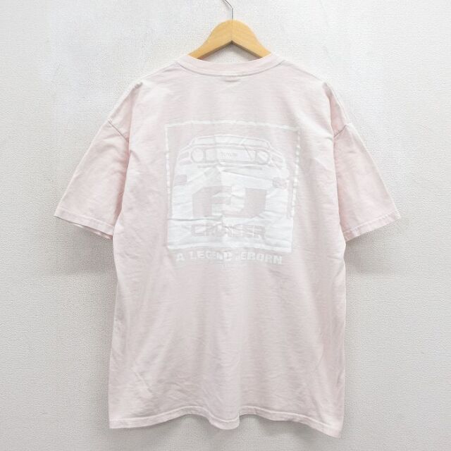 00s 半袖Tシャツ FJクルザー ピンク メンズXL相当 | 古着