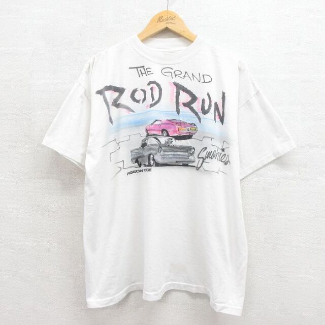 古着通販 XL☆古着 半袖 ビンテージ Tシャツ メンズ 90年代 90s ホット