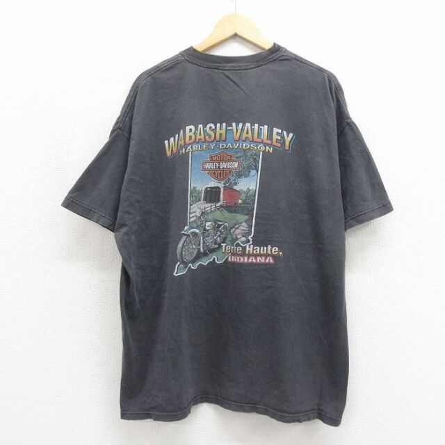 古着通販 XL☆古着 ハーレーダビッドソン 半袖 ビンテージ Tシャツ