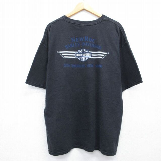 古着通販 XL☆古着 ハーレーダビッドソン 半袖 Tシャツ メンズ