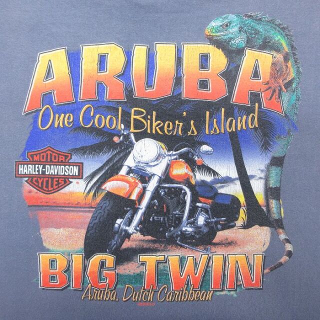古着通販 XL☆古着 ハーレーダビッドソン 半袖 ビンテージ Tシャツ