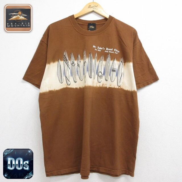 半袖Tシャツ サーフボード ブラウン メンズXL相当 | 古着