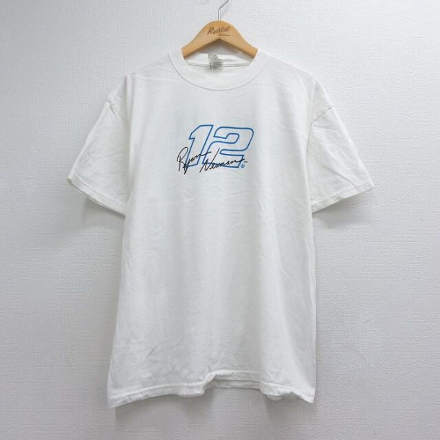 00s 半袖Tシャツ ライアンニューマン ホワイト メンズXL相当 | 古着