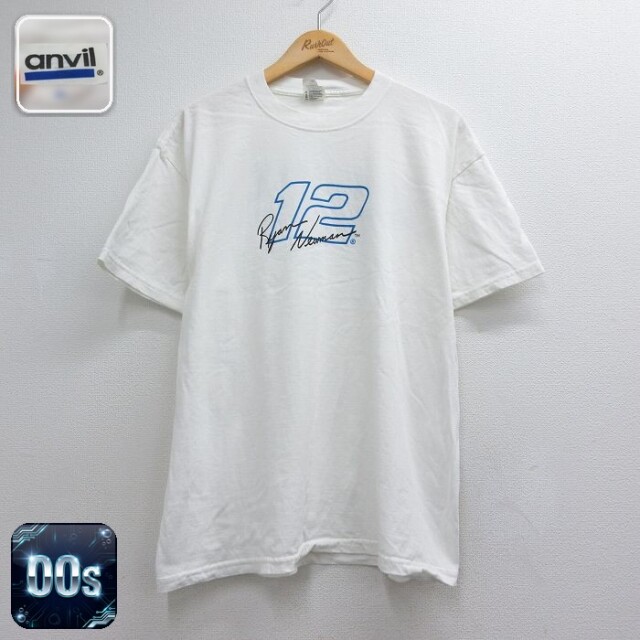 00s 半袖Tシャツ ライアンニューマン ホワイト メンズXL相当 | 古着