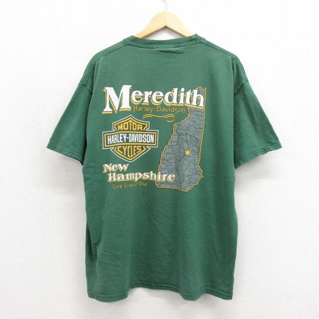 古着通販 XL☆古着 ハーレーダビッドソン 半袖 ビンテージ Tシャツ