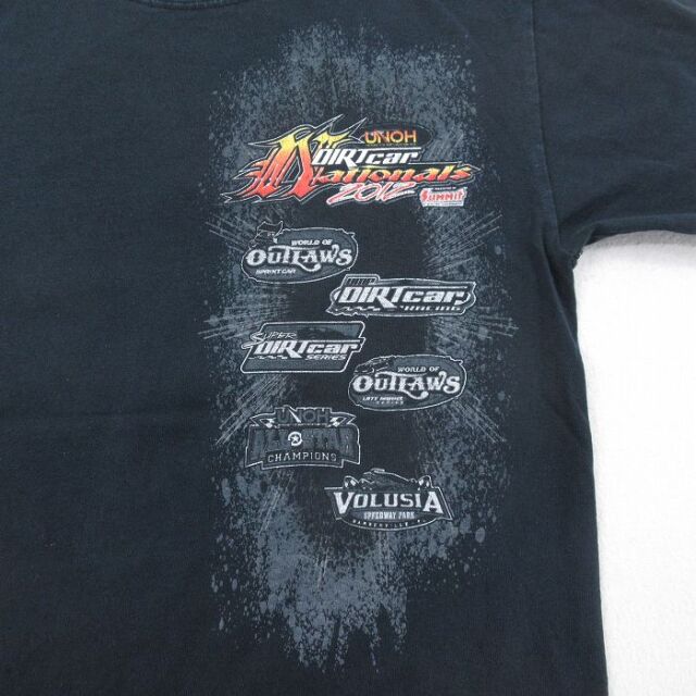 ERL 半袖 Tシャツ 総柄 レーシングカー 古着通販 S☆古着 半袖 Tシャツ メンズ レーシングカー コットン