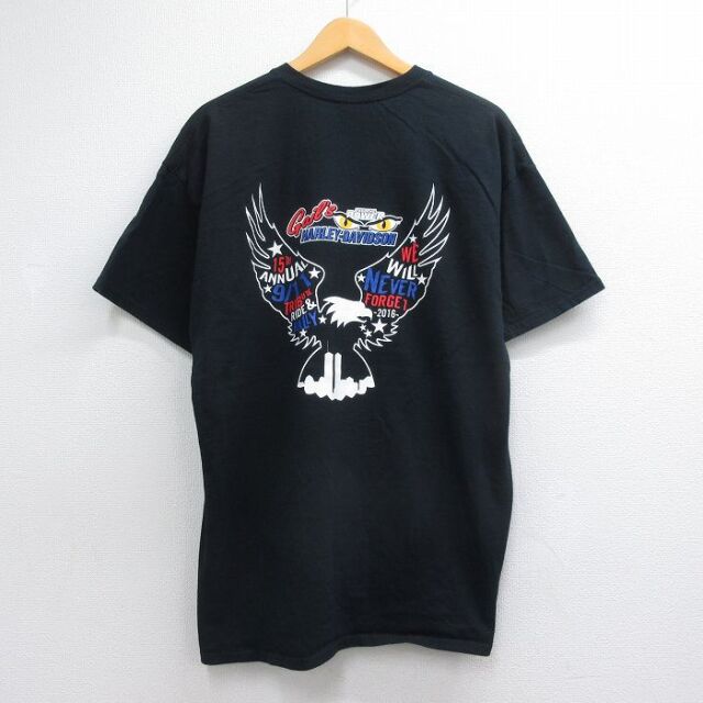 ハーレーダビッドソン 半袖Tシャツ ブラック メンズXL相当 | 古着