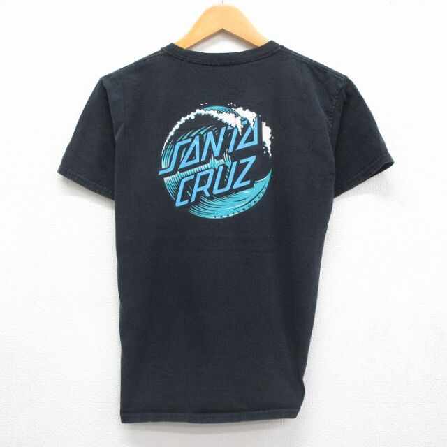 サンタクルーズ 半袖Tシャツ ビッグロゴ ブラック メンズM相当 | 古着