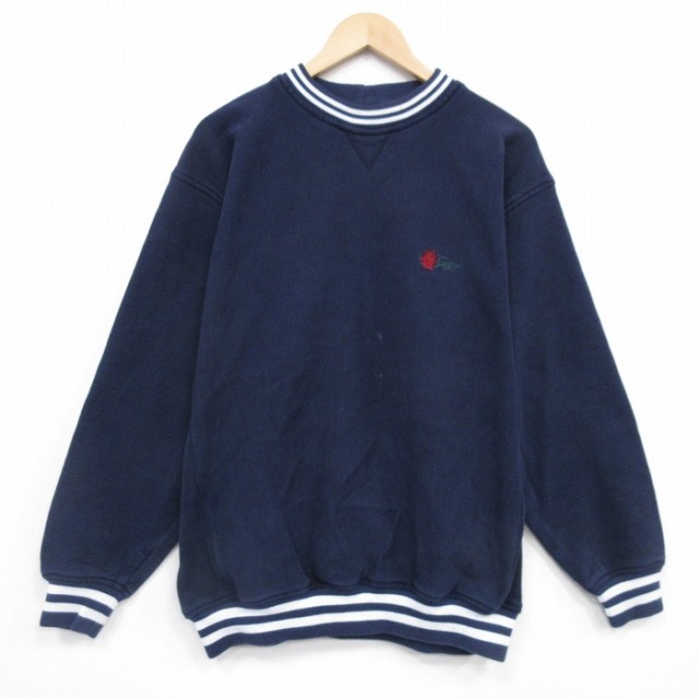 00s 長袖スウェット ネイビー XL | 古着