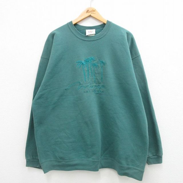 00s 長袖スウェット ラスベガス グリーン XL | 古着