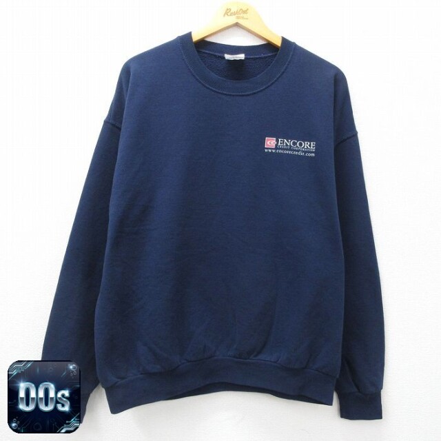 ジャージーズ 00s 長袖スウェット ENCORE ネイビー XL | 古着