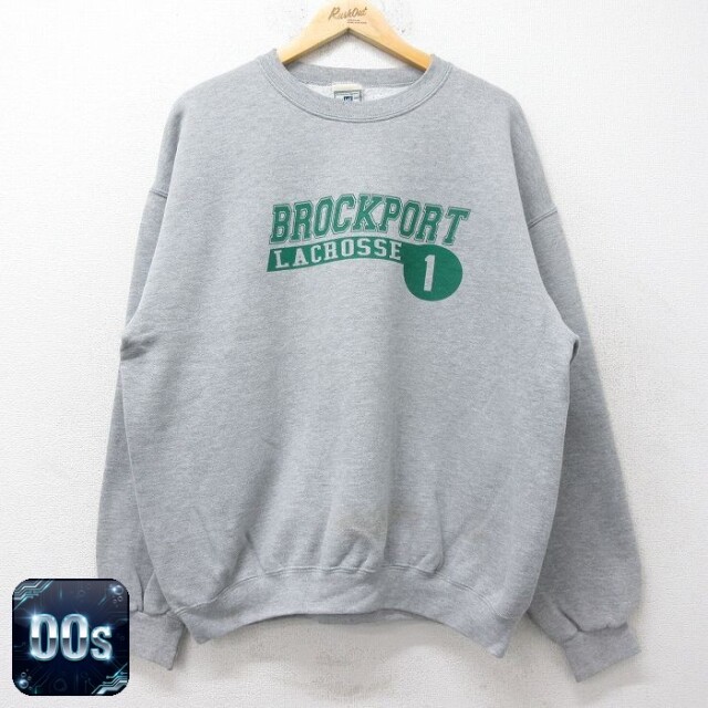 リー 00s 長袖スウェット BROCKPORT グレー XL | 古着