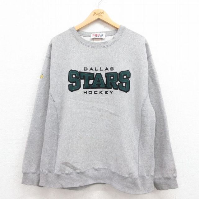 ダラススターズ 90s 長袖スウェット グレー XL | 古着