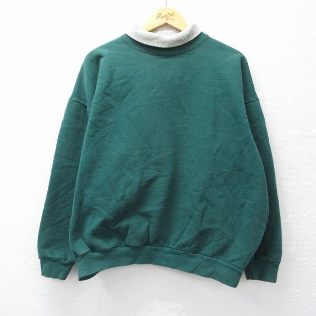 00s 長袖スウェット グリーン XL | 古着