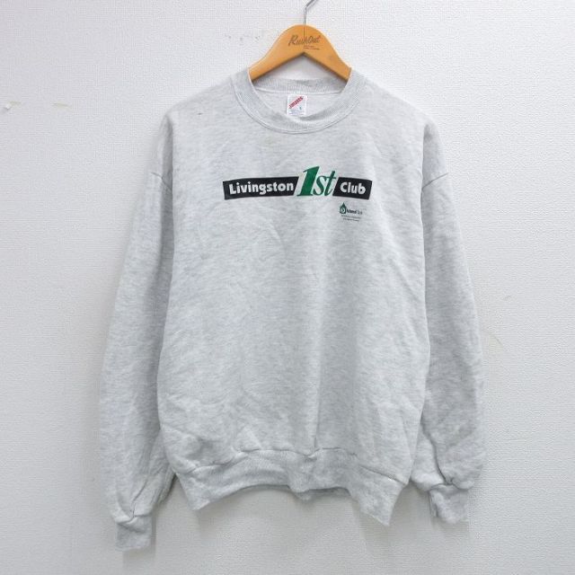 ジャージーズ 90s 長袖スウェット Livingston グレー M | 古着