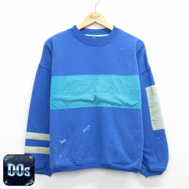 00s 長袖スウェット PCH ブルー XL | 古着