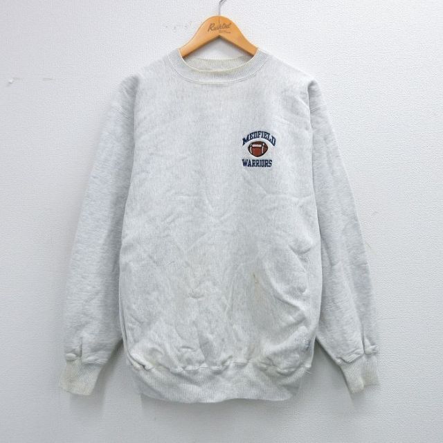 ケルスポーツ 90s 長袖スウェット フットボール グレー XL | 古着