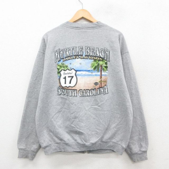 Harley Davidson 霜降り トレーナー ビンテージ ハーレー 90's USA製