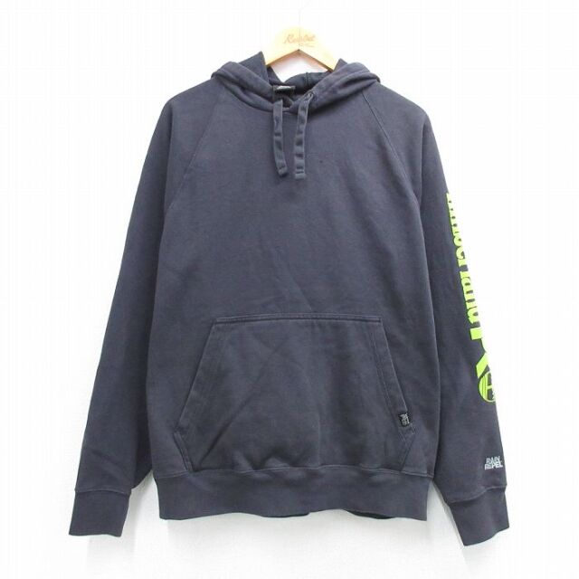 【20%OFF】ティンバーランド 長袖スウェットパーカー ビッグロゴ ブラック L | 古着