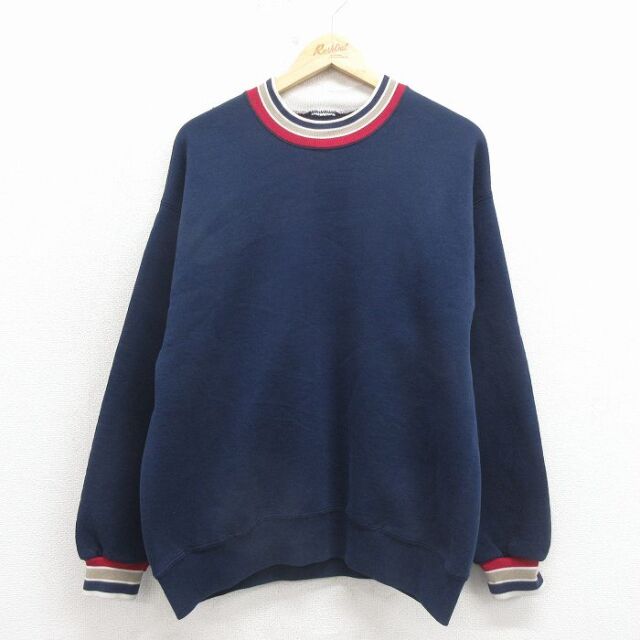 【20%OFF】00s 長袖スウェット ネイビー L | 古着
