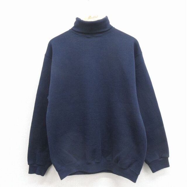 【20%OFF】90s 長袖スウェット ネイビー L | 古着