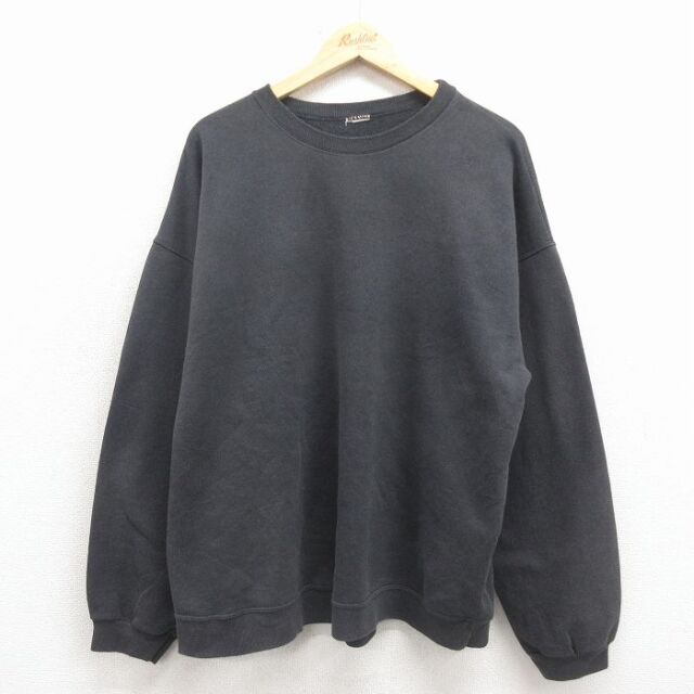 00s 長袖スウェット ブラック XL | 古着