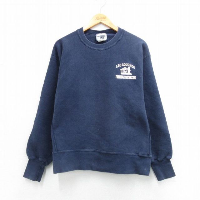 リー 00s 長袖スウェット LEO BOUCHER ネイビー XL | 古着