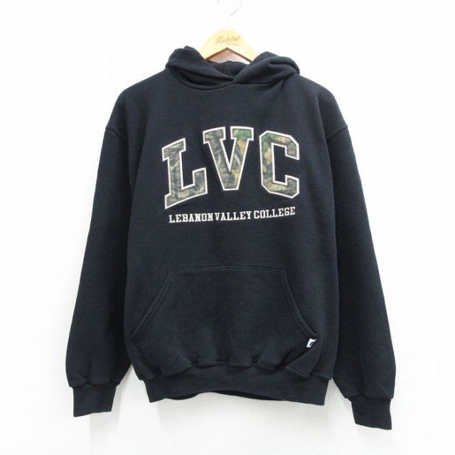 ラッセル 00s 長袖スウェットパーカー LVC ブラック メンズL相当 | 古着