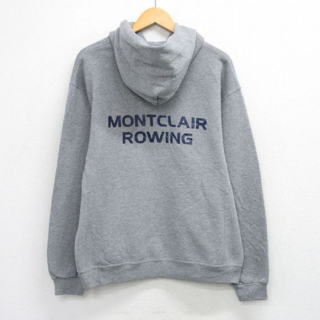 ラッセル 00s 長袖スウェットパーカー MONTCLAIR グレー メンズL相当 | 古着