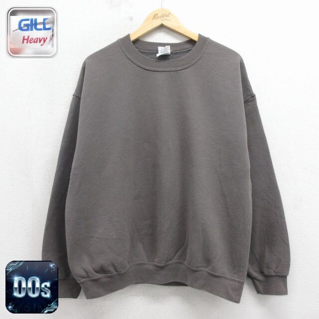 【20%OFF】00s 長袖スウェット グレー メンズXL相当 | 古着