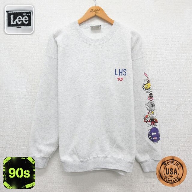 リー 90s 長袖スウェット LHS グレー メンズXL相当 | 古着