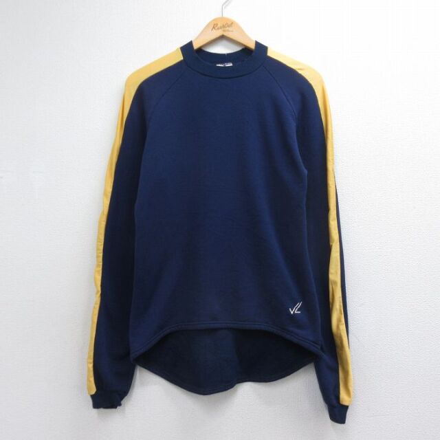 90s ラグラントップス ネイビー メンズS相当 | 古着