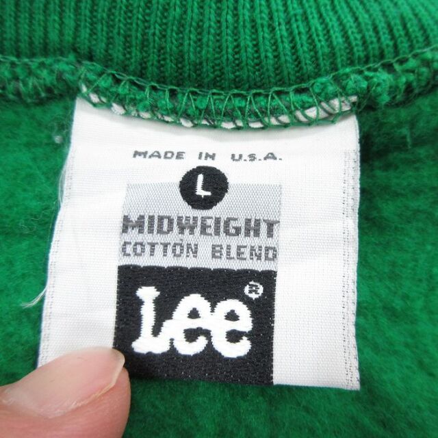 古着通販 L☆古着 リー Lee 長袖 スウェット メンズ 90年代 90s アイ