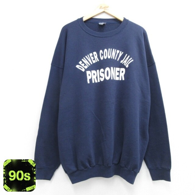 古着通販 XL☆古着 ギャップ 長袖 スウェット メンズ 90年代 90s 無地
