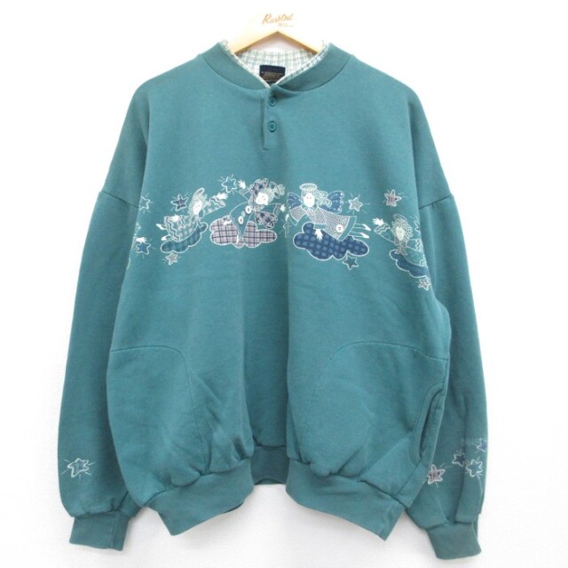 古着通販 XL☆古着 RU GOLD 長袖 スウェット メンズ 90年代 90s