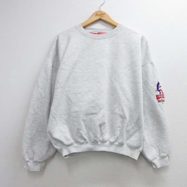 古着通販 XL☆古着 Marlboro 長袖 スウェット メンズ 90年代 90s 刺繍