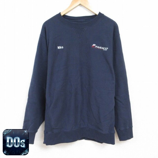 【50%OFF】Wear Guard 00s 長袖スウェット パラコガス ネイビー XL | 古着