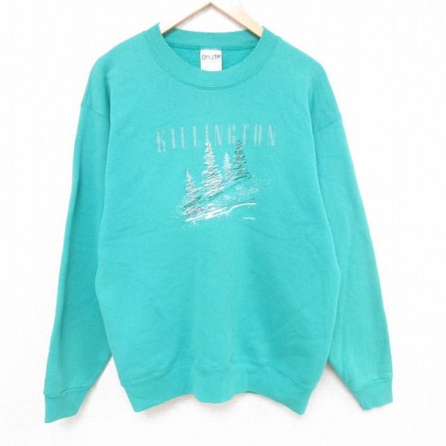 オニータ 90s 長袖スウェット KILLINGTON ライトブルー M | 古着